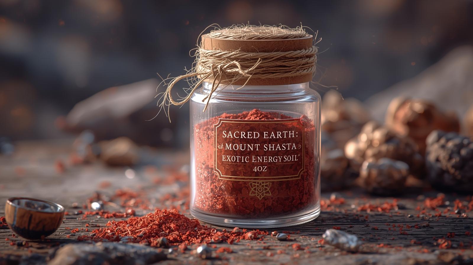 Sacred Earth of Mount Shasta: Exotic Energy Soil (4oz)