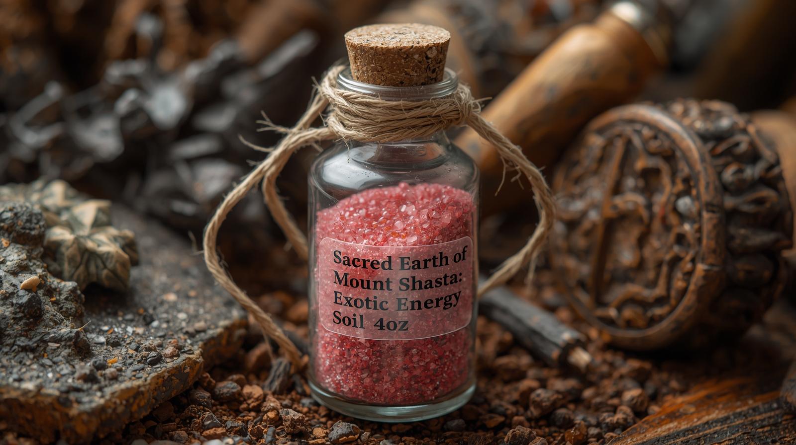 Sacred Earth of Mount Shasta: Exotic Energy Soil (4oz)